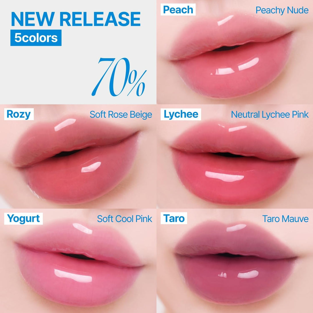 3D Voluming Gloss 70% (Rich) | Rozy 70% | High Shine, Non-Sticky Lip Gloss for Makeup | Long-Lasting, Moisturizing Gel Formula | 30%, 70% Pigment Options | 5.3G