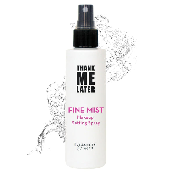 Elizabeth Mott Thank Me Later 3-In-1 Dewy Setting Spray – Dermatologist & Allergy Tested – Hydrating, Fine Mist with Niacinamide for Radiant Skin – Lightweight, Oil-Free, Cruelty-Free, 95Ml