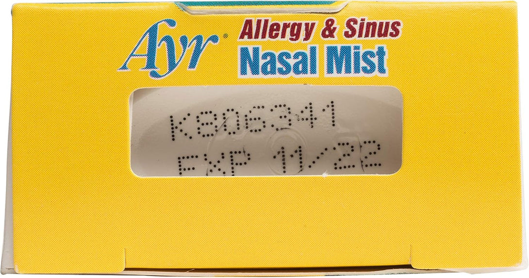AYR Allergy & Sinus Hypertonic Saline Nasal Mist, White, 1.69 Fl Oz