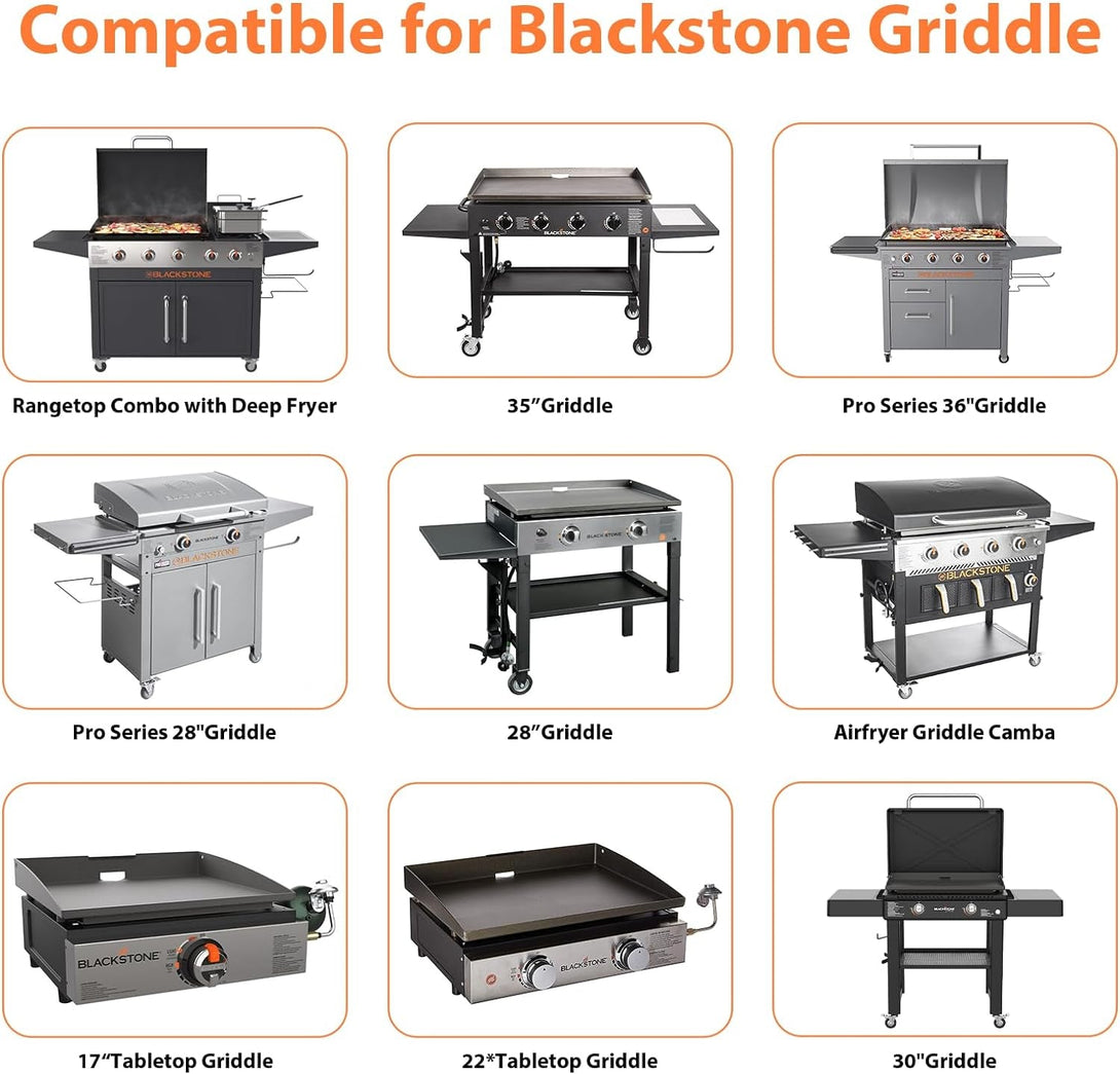 50-Pack Blackstone Griddle Accessories 5017 Grease Cup Liners, Aluminum Foil Drip Pan Grease Catcher Cup Liner for Blackstone 17, 22, 28, 36 Inch Griddle, Disposable Grill Grease Tray