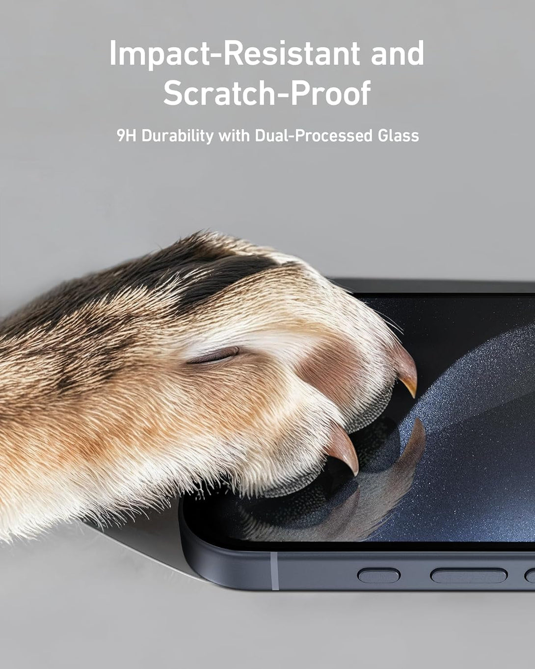 Anker Screen Protector, Bubble-And-Dust-Free Iphone HD Tempered Glass, Durable and Drop-Proof with 9H Hardness, Easy Installation Exclusively for Iphone 16 Pro Max 6.9-Inch (2-Pack)