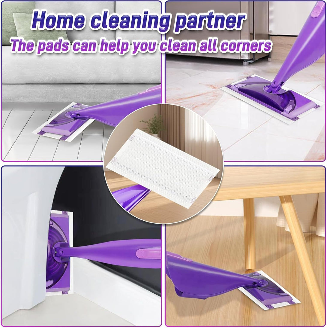 40Pack Mopping Pad Refill for Swiffer Wetjet Mop Compatible with Swiffer Wet Pads Refill Replacement for Swiffer Wet Jet Pads Disposable Multi Surface Floor Mop Pads, Thickness & Absorbent