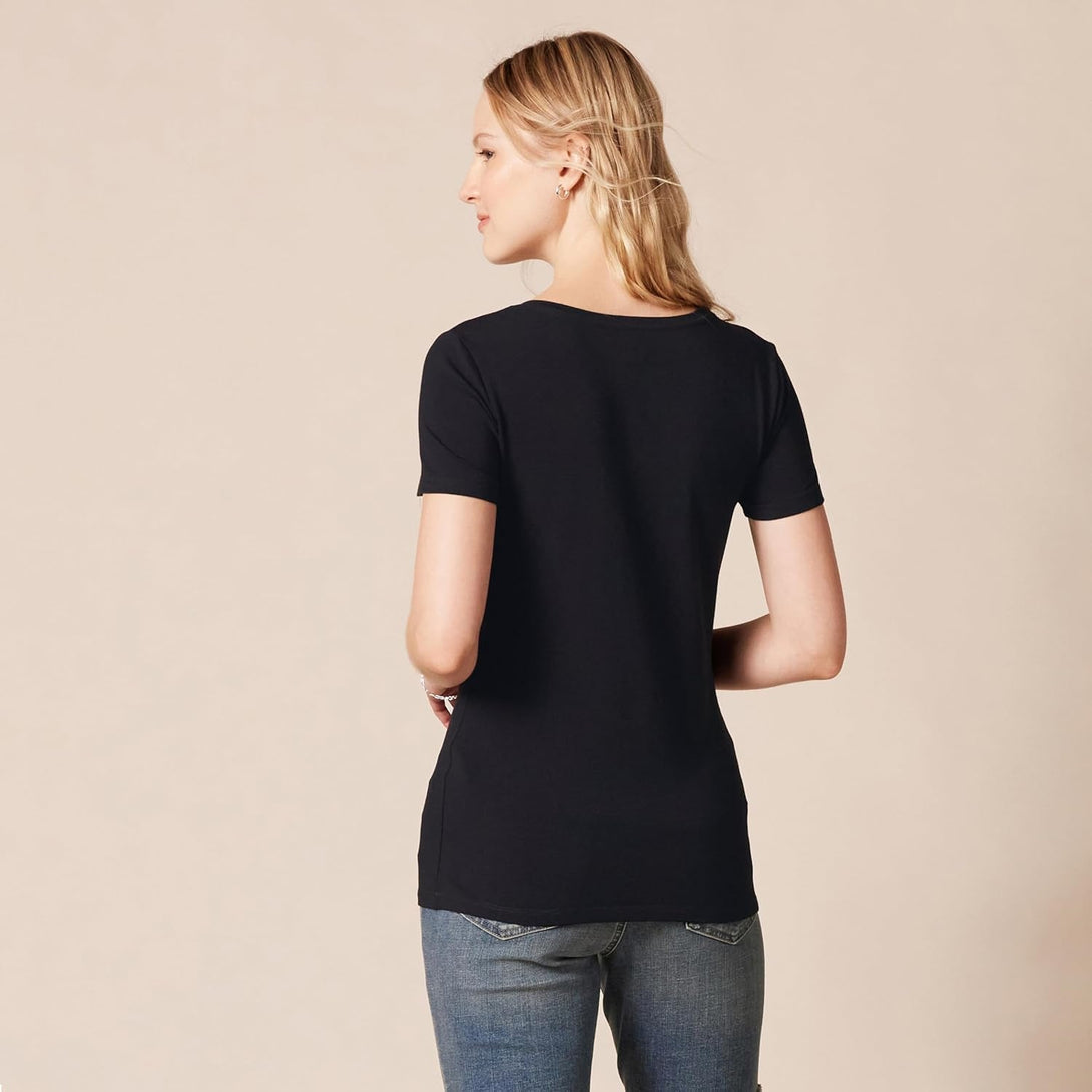 Amazon Essentials Women'S Classic-Fit Short-Sleeve V-Neck T-Shirt, Multipacks