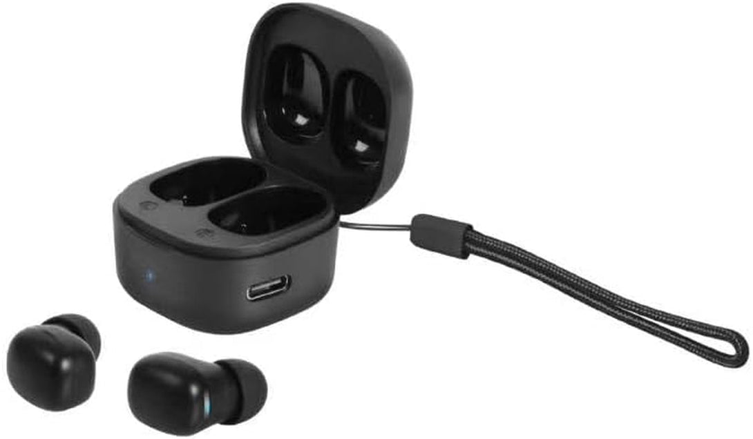 Wireless Earbuds for Small Ears, Compact Ear Buds for Kids & Teens, 2.5G Ultra-Light, Coin-Sized Charging Case, Bluetooth 5.4 Earphones for Workout &Outdoor, Laptop Pad Phones Compatible, Black