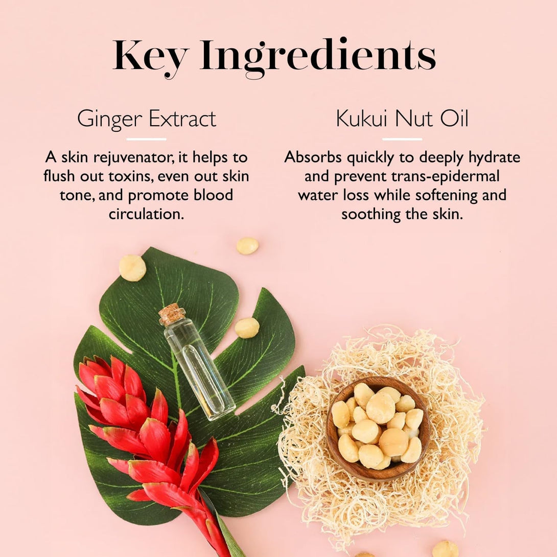 Spongellé He'E Berry Hawaiian Buffer | Body Wash Infused Sponge with Awapuhi & Kukui Nut Oil | Exfoliates & Hydrates | 14+ Uses