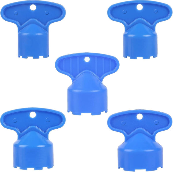 5 Pcs Cache Faucet Key Removal Wrench Tool with 5 Sizes M16.5, M18.5, M21.5, M22.5, M24 Recessed Aerator Key Sink Faucet Removal Tool