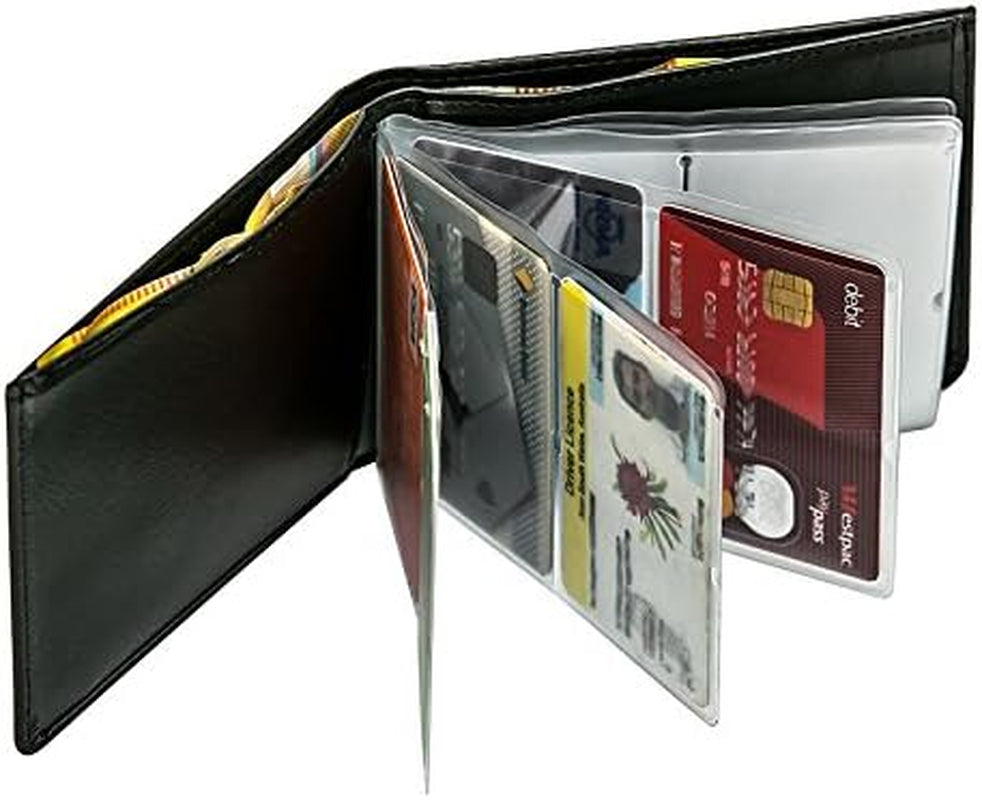Amazing Men and Women Slim Leather Wonder Wow Wallet - Credit Card Protector - RFID Blocking Case