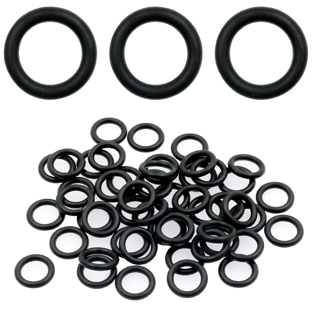 50Pcs Power Pressure Washer O-Rings for 1/4 Inch M22 Quick Connect Coupler (Black)