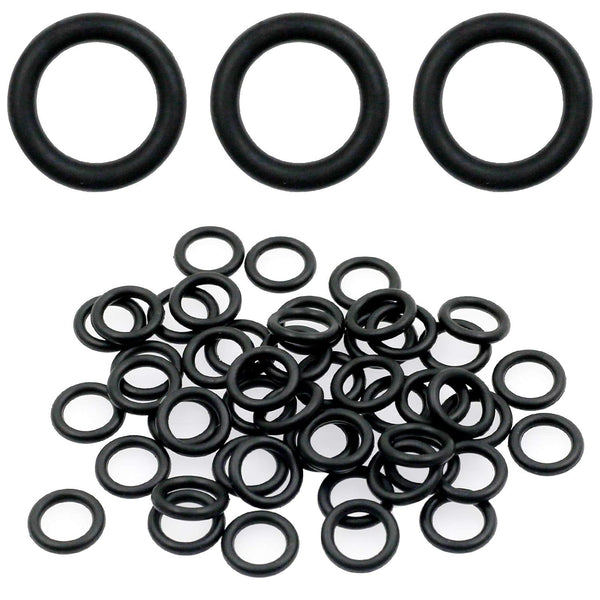 50Pcs Power Pressure Washer O-Rings for 1/4 Inch M22 Quick Connect Coupler (Black)