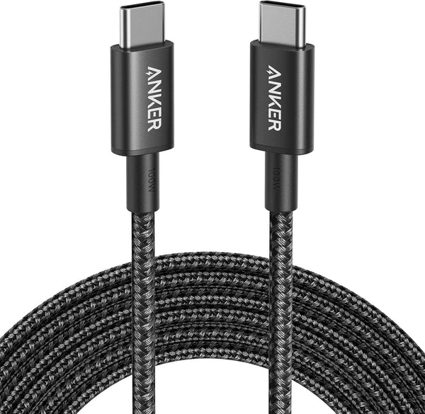 Anker USB C to USB C Cable, Type C Charging Cord Fast Charge(10Ft,100W), for Iphone 16/16 Pro, Macbook and More(Usb 2.0,Black)