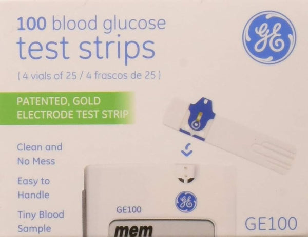 Ga/Bionime GE100 Diabetic Test Strips, 100 Count