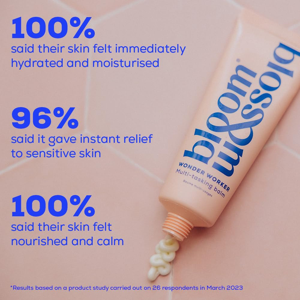 Bloom & Blossom Wonder Worker - Multi-Purpose Healing Balm with Shea Butter & Vitamin E - Natural Moisturizer for Dry Skin & Baby Care