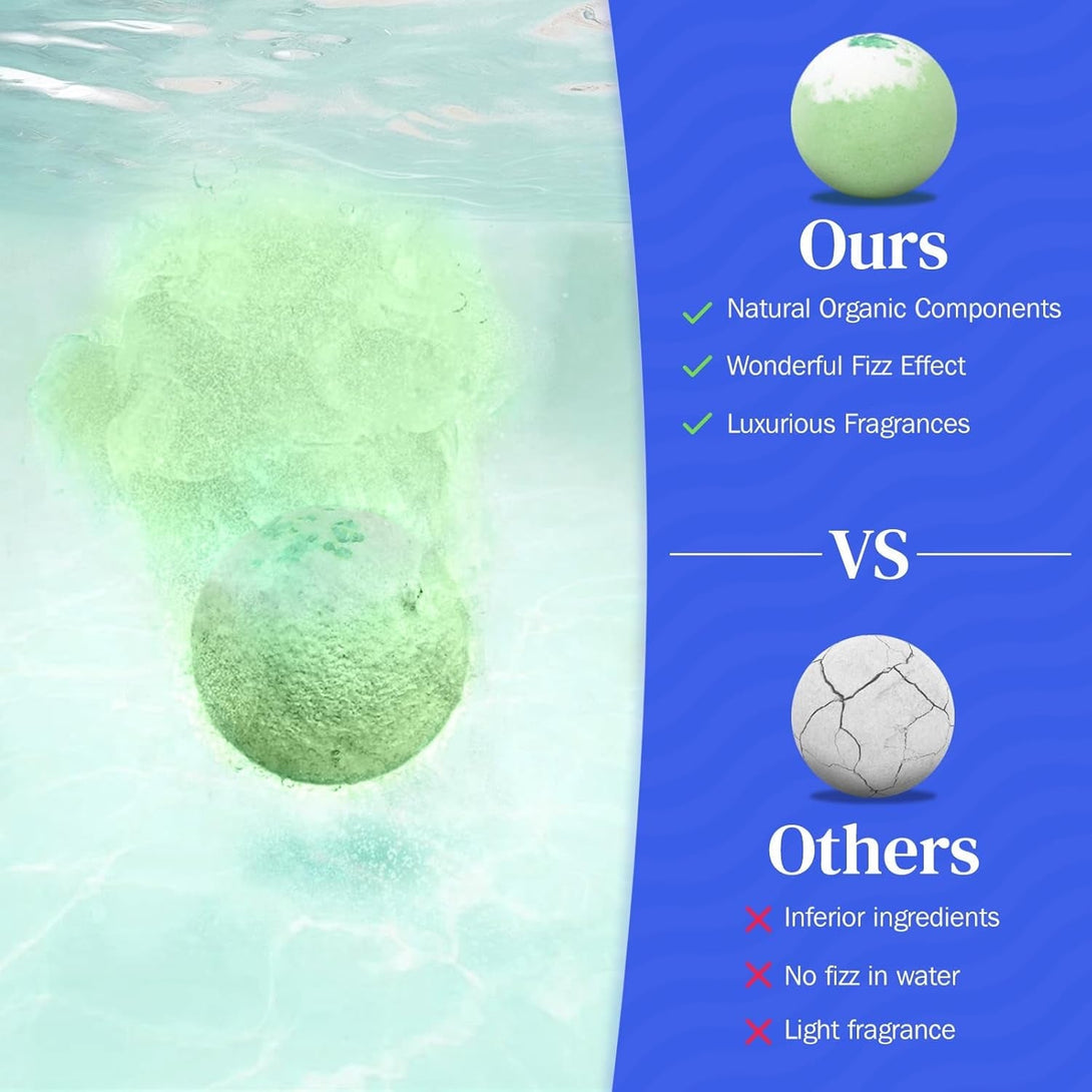 Bath Bombs Set, 24 Pcs Shower Bombs with 6 Refreshing Scents, Perfect for Moisturizing & Relaxing, Ideal for Birthday, Mother'S Day, Valentine'S Day Present Giving, Presents for Women
