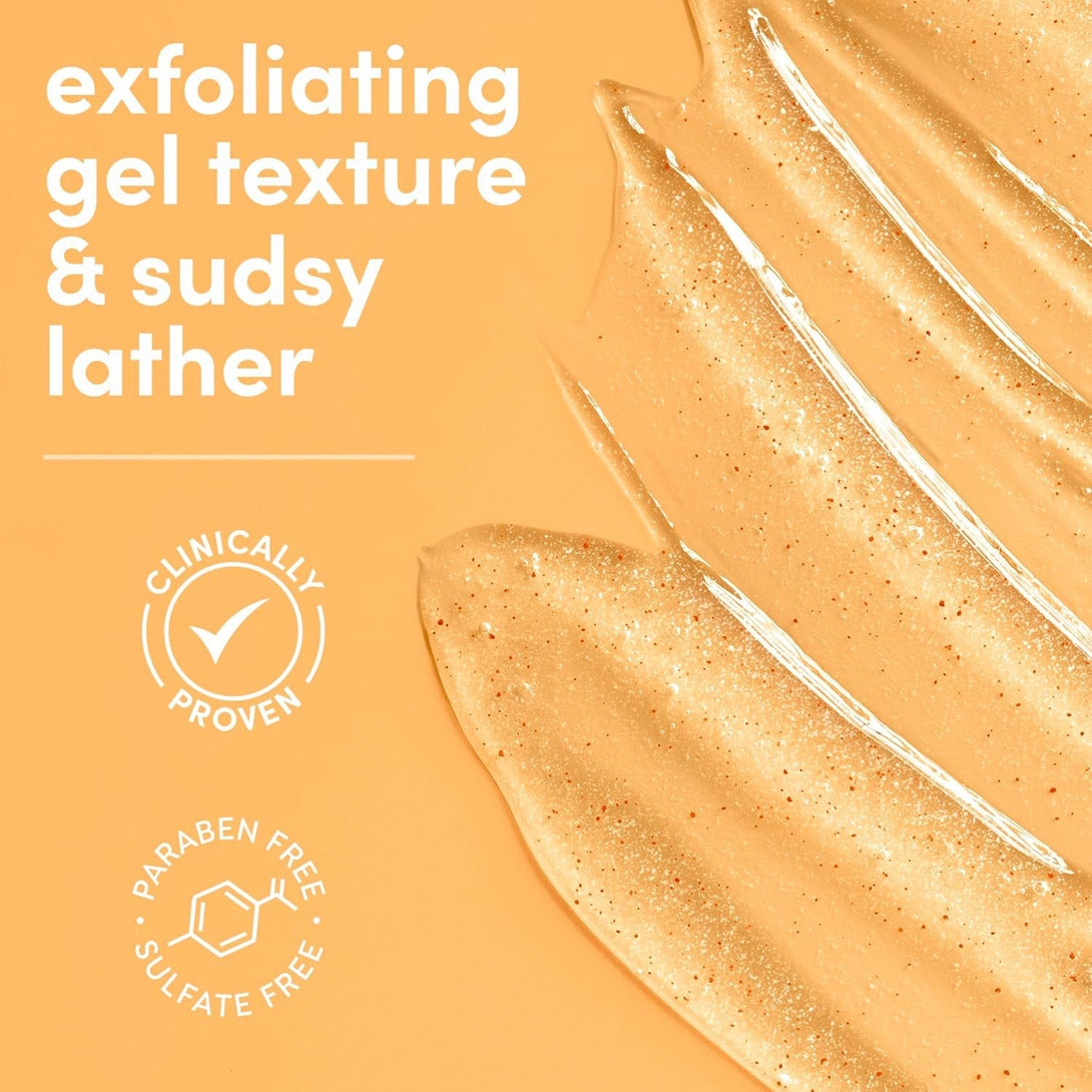 Dove Exfoliating Body Wash Glow Recharge Energizes & Illuminates Skin 3% Brightening Serum with Vitamin C 18.5 Oz