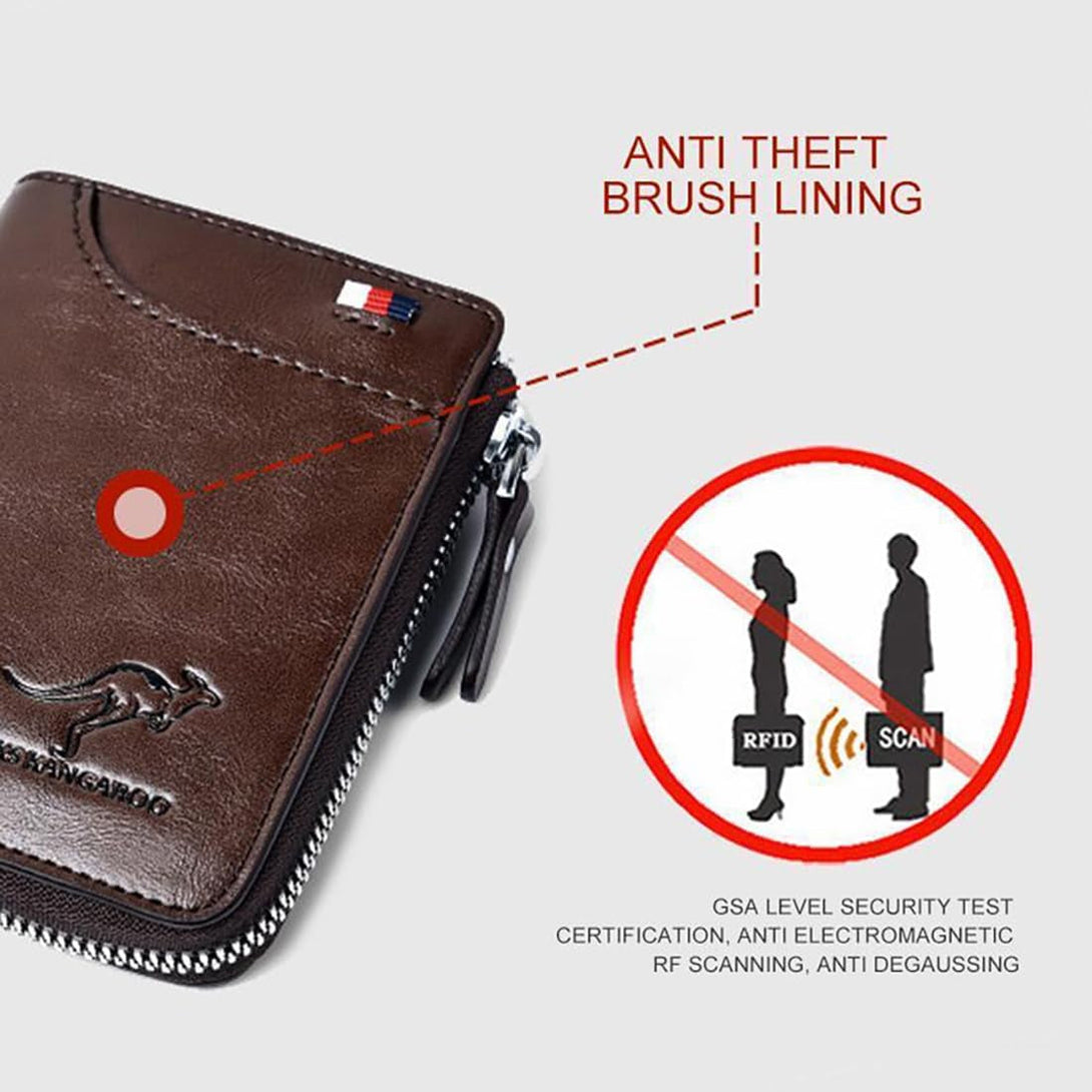 Reshline Men’S RFID Blocking Wallet (BLACK)