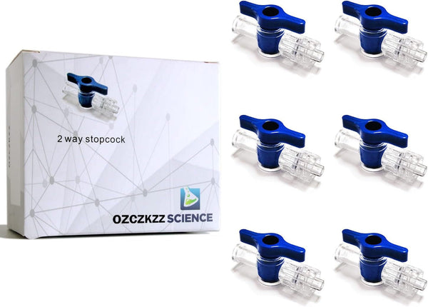 2-Way Stopcock Luer,Luer Connections,Sterile Individual Package,6Pcs…