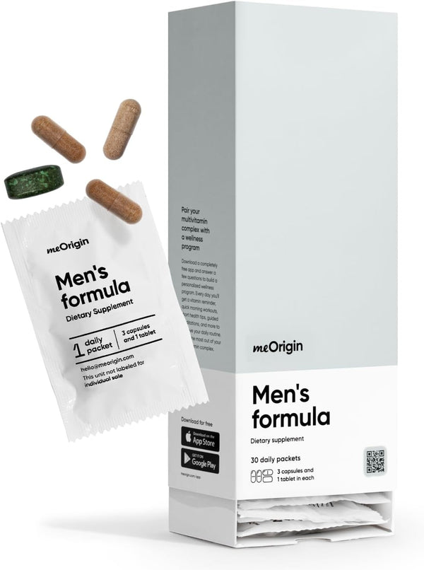 Multivitamin for Men, All-In-One Supplement Complex with Zinc, Vitamin D, C, B12, Maca, Biotin, Saw Palmetto – 82 Nutrients for Men'S Health Support, Energy, Healthy Hair, 30 Day Supply