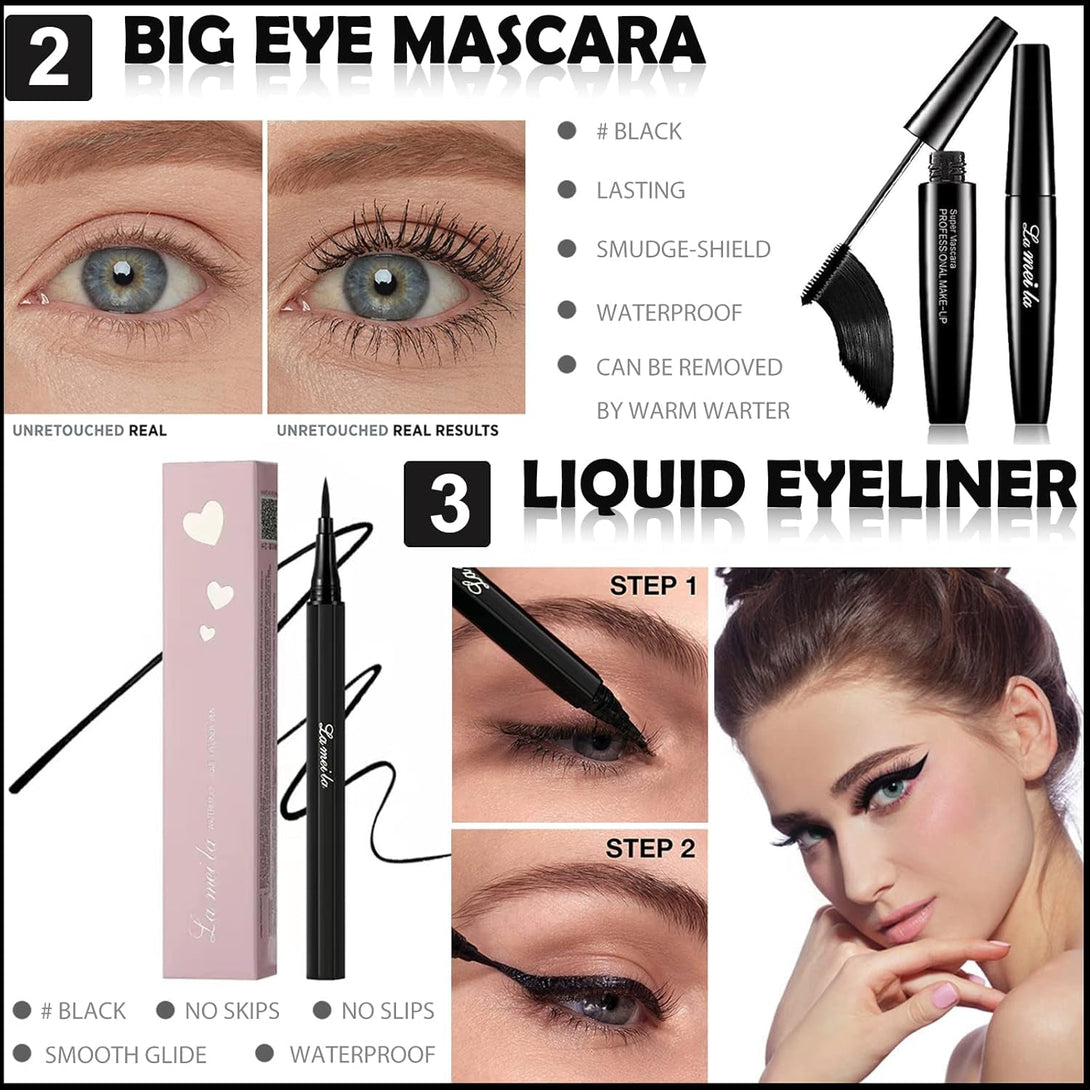 All in One Makeup Kit for Women Full Kit, Basic Cosmetics Kit for Beginner & Professionals, Eye Makeup Set Tween Girl, Make up Kits for Teenagers, Makeup Gift Set for Girls, Women & Teens(16-Sloth)