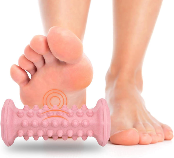Plantar Fasciitis Relief,Foot Roller,Foot Massager Roller for Deep Tissue Muscle Massage,Portable Reflexology Tool-Pink