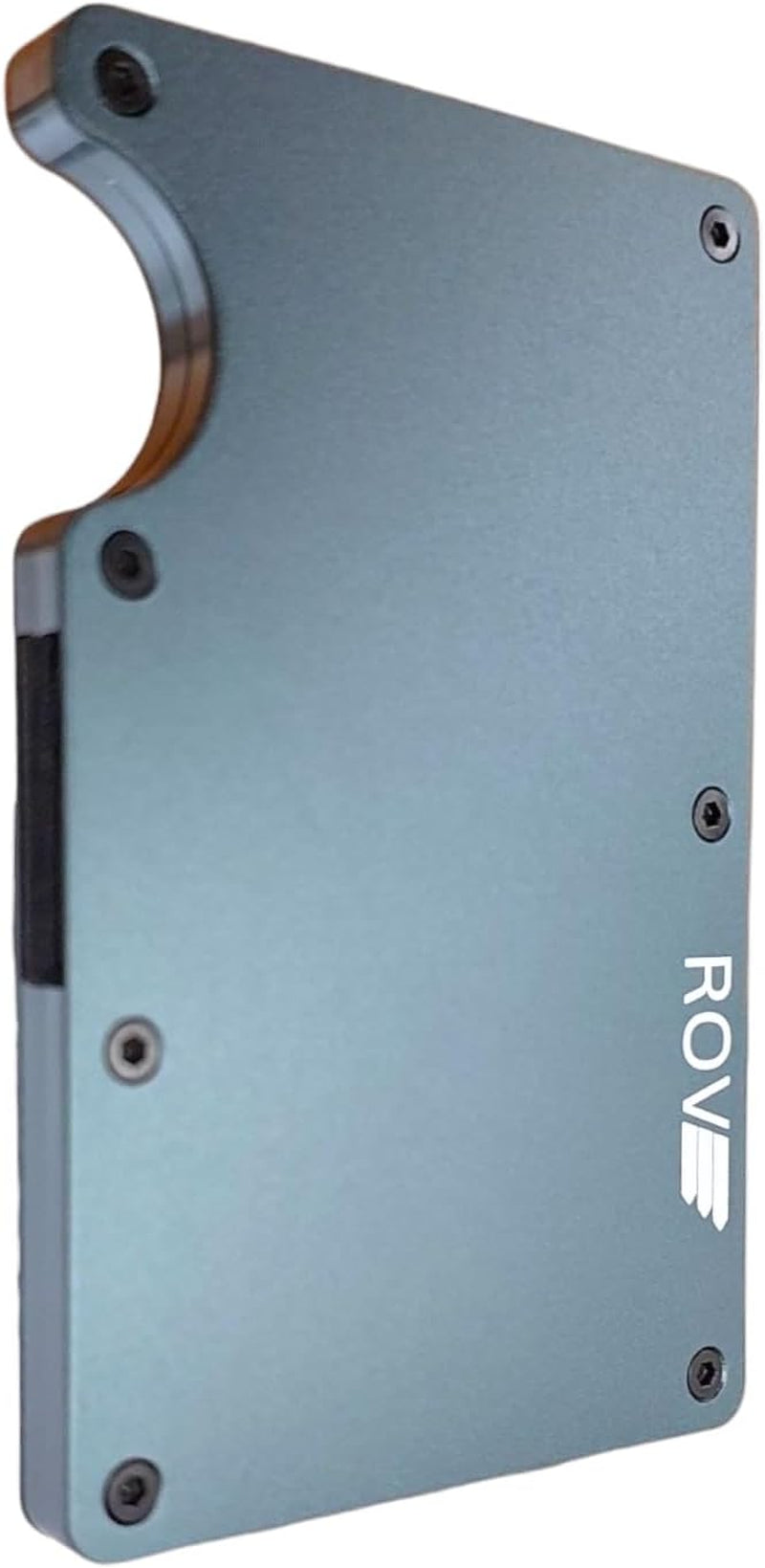 ROVE - Money Clip - RFID Blocking Aluminium Enhanced Minimalistic Compact Wallet (Sage Grey)