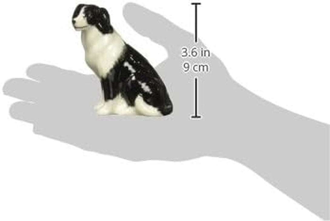 Cosmos Gifts Ceramic Border Collie Salt and Pepper Set, 2-1/2-Inch