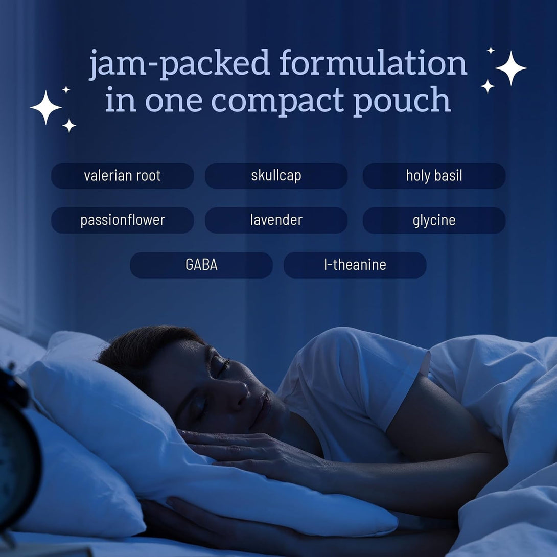 Organifi Sleep - Sleep Support with Valerian Root, Lavender, GABA and L-Theanine - No Melatonin - Calming and Relaxing Nighttime Drink - No Gluten, Dairy or Soy