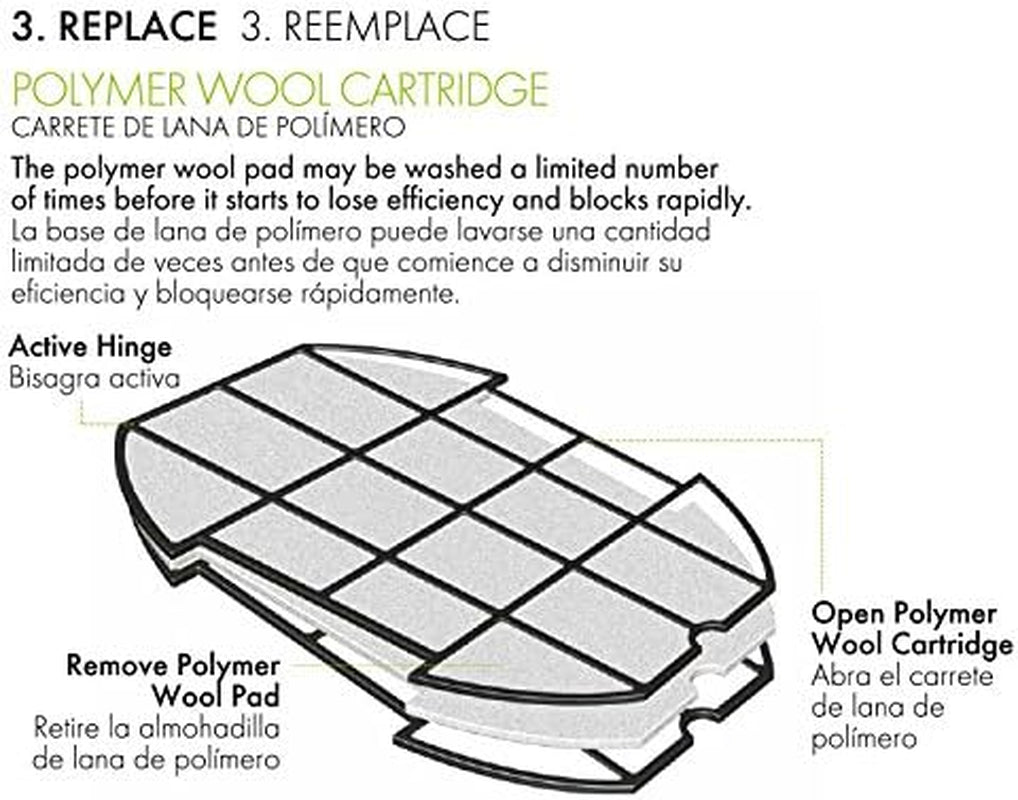 Aquagarden Pennington Aquagarden , Pond Filter for Ponds , Foam Filter Set , Polymer Wool Filter Pads , Pond Maintenance Kit , Suitable for Inpond 5 in 1 300 Gallon Model, White, Large (Fit 300)