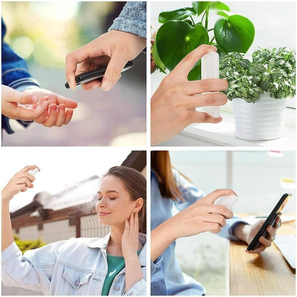 5Pcs Pink 20Ml/ 0.67Oz Card Type Spray Bottles Refillable Perfume Atomizer Container Portable Fine Mist Spray Bottle Travel Bottle Refillable Cosmetic Spray Bottles for Women Beauty and Personal Care