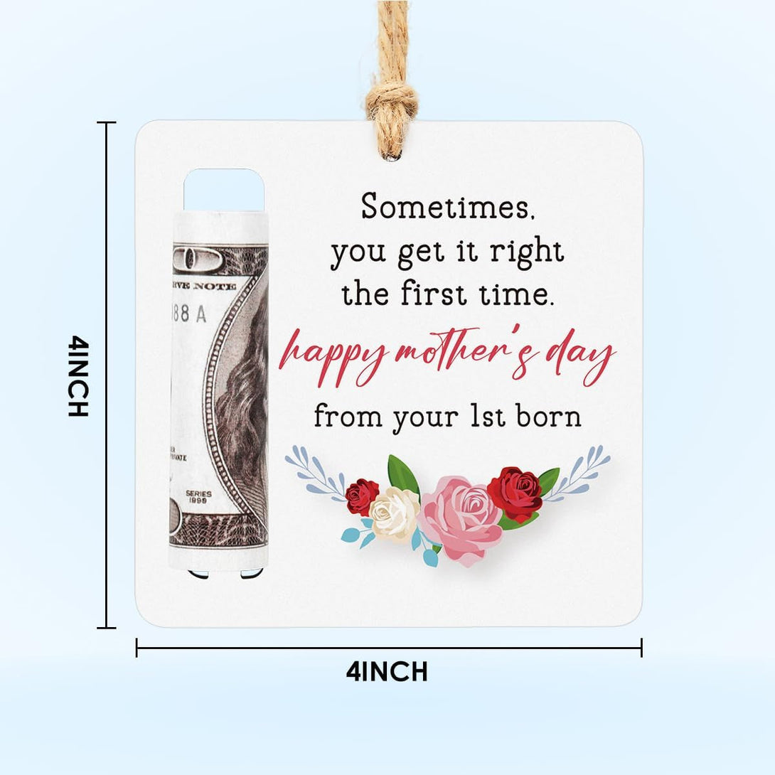 Mothers Day Money Holder First Time Mom Gifts New Mom Gifts Pregnancy Gift for Expecting Mom Birthday Gift Ideas Best Mom Money Holder Decoration