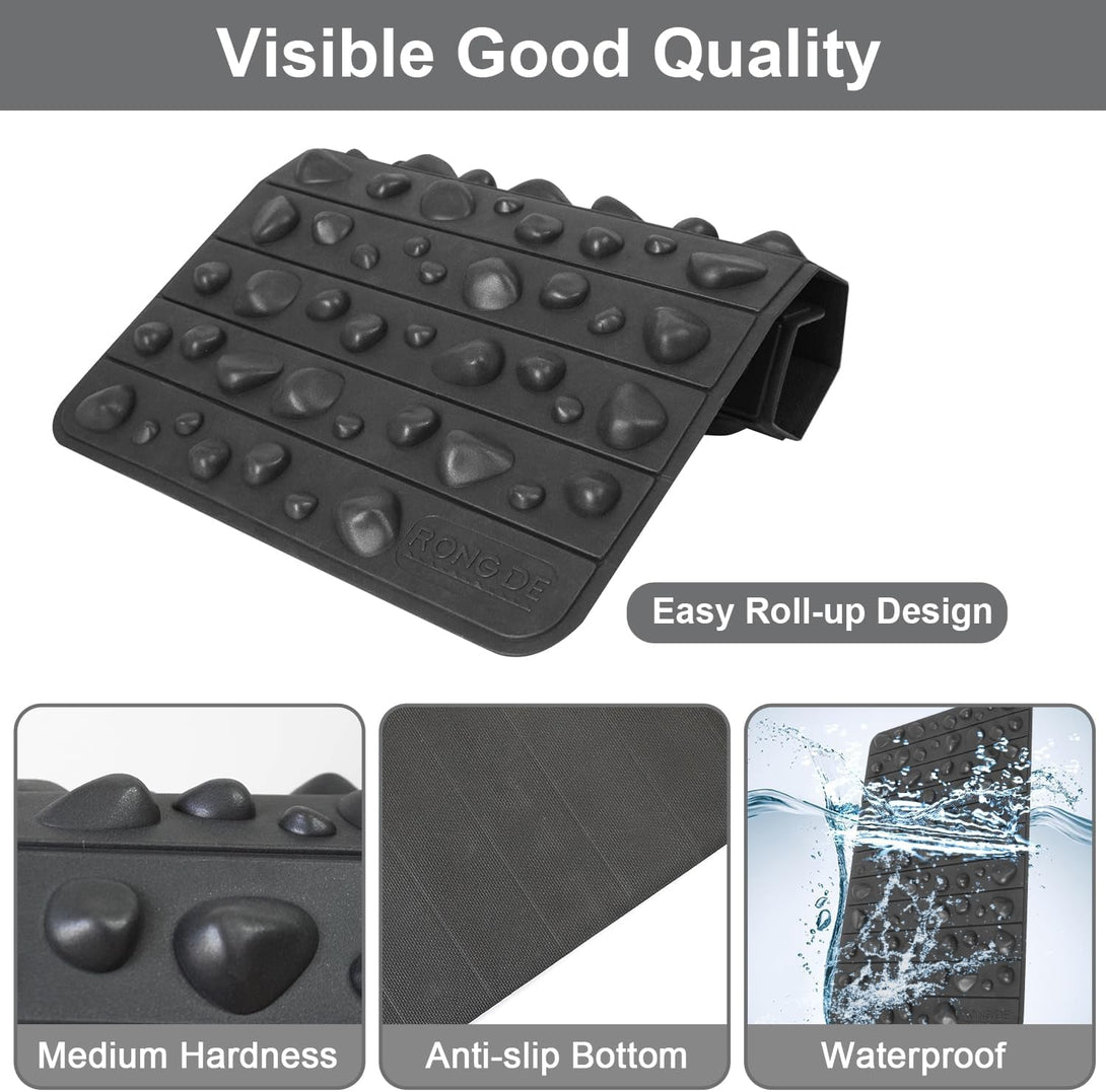 Foot Massage Mat, anti Fatigue Mat Standing Desk Office Mat Foot Massage Tool for Yoga Travel Bathroom All-Purpose Acupressure Mat Sensory Pad Desk Floor Mat Standing Pad Work Mat 20” X 12”