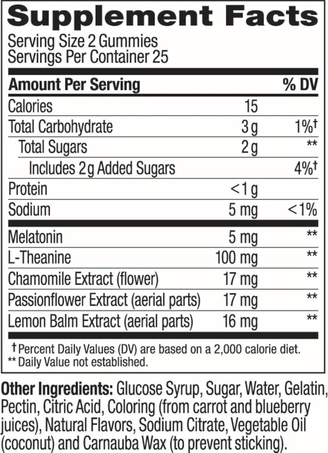 OLLY Extra Strength Sleep Gummy, 5 Mg Melatonin, L-Theanine, Chamomile, Lemon Balm, Sleep Aid, Blackberry - 50 Count