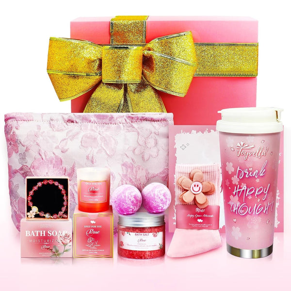 Mother'S Day for Mom, Gift Baskets for Women, Birthday Gift for Women Her Friend Sister Wife Coworker Graduate Teacher, Bath Sets for Woman Gift, Valentines Day Gifts for Her