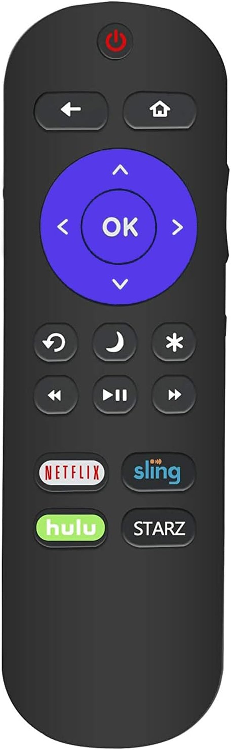 Remote Control Fit for All Sharp Roku TV LC-32LB591U LC-32LB481U LC-43LB481C LC-43LB481U LC-43LBU591U LC-43LB601U LC-50LB601U LC-50LBU591U LC-55LBU591U LC-65LBU591U