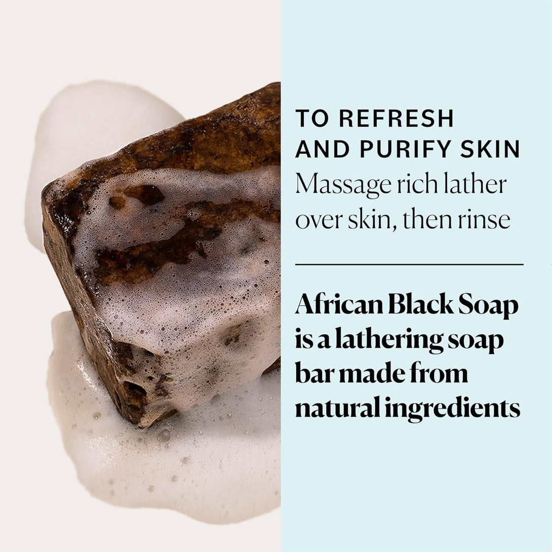 Sky Organics - African Black Soap Bar, 16 Oz - Deep Cleansing Face Wash & Body Wash - Cocoa Pod Ash - Blemish, Oily & Combo Skin - Natural, Vegan & Cruelty Free - Skin Care