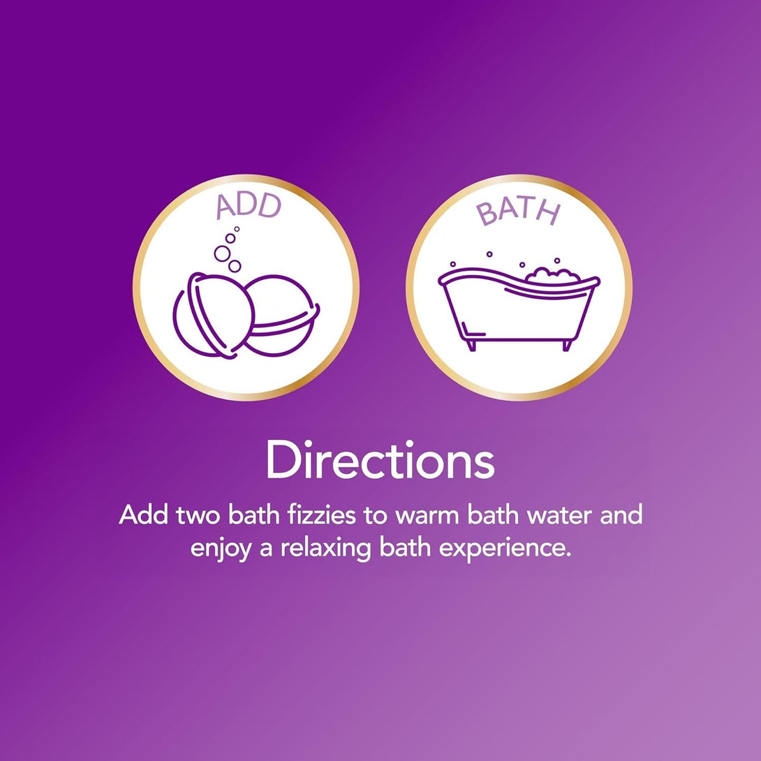 Calgon Bath Fizzies, Lavender & Honey, 8 Pcs