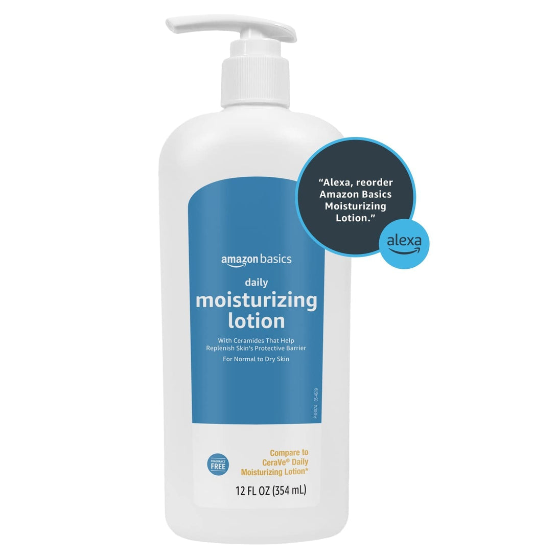 Amazon Basics Daily Moisturizing Lotion, 12 Fluid Ounces, 1-Pack