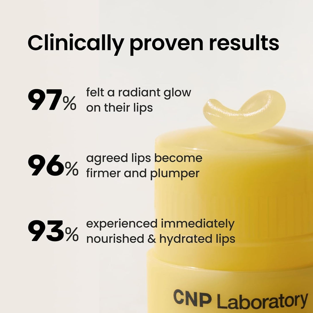 CNP Honey Lip Butter - Propolis Lipcerin™ 01 Original, Hydrating Overnight Manuka Lip Balm & Mask, 12Hrs Long-Lasting Moisture, Gifts for Women, Korean Skin Care, 0.5 Fl.Oz.