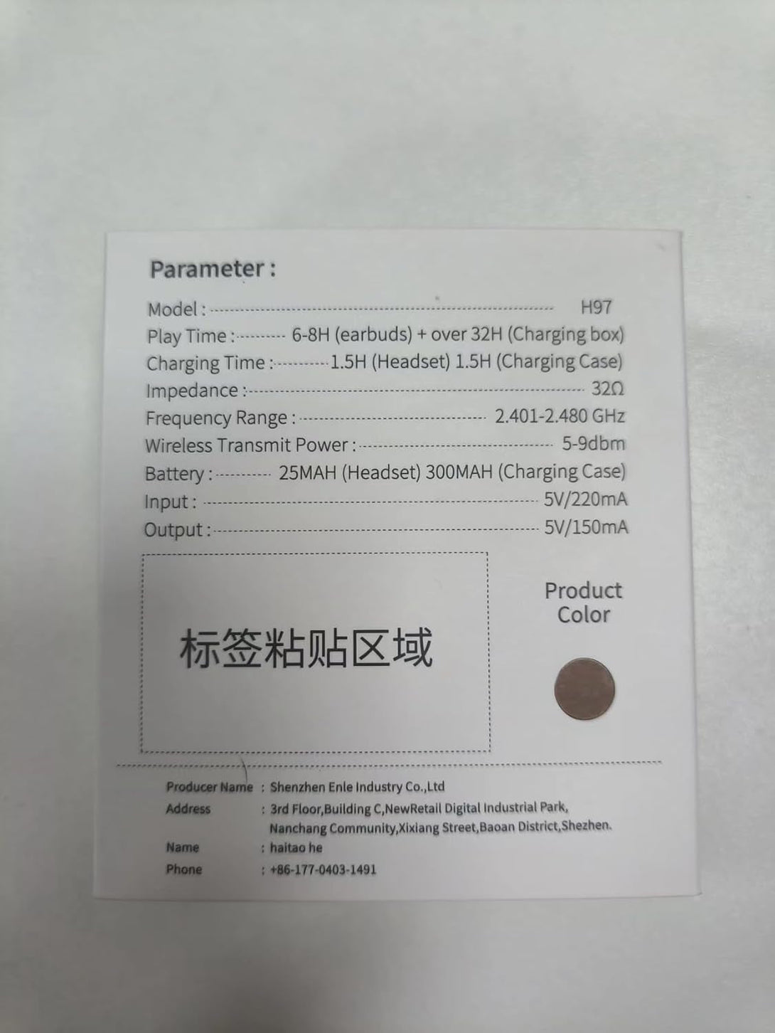 Wireless Earbuds, Bluetooth 5.4 Headphones in Ear Buds, Hifi Stereo Wireless Earphones with 4 ENC Noise Cancelling Mics, 40H Headphones with IP7 Waterproof, Dual LED Display USB C, White