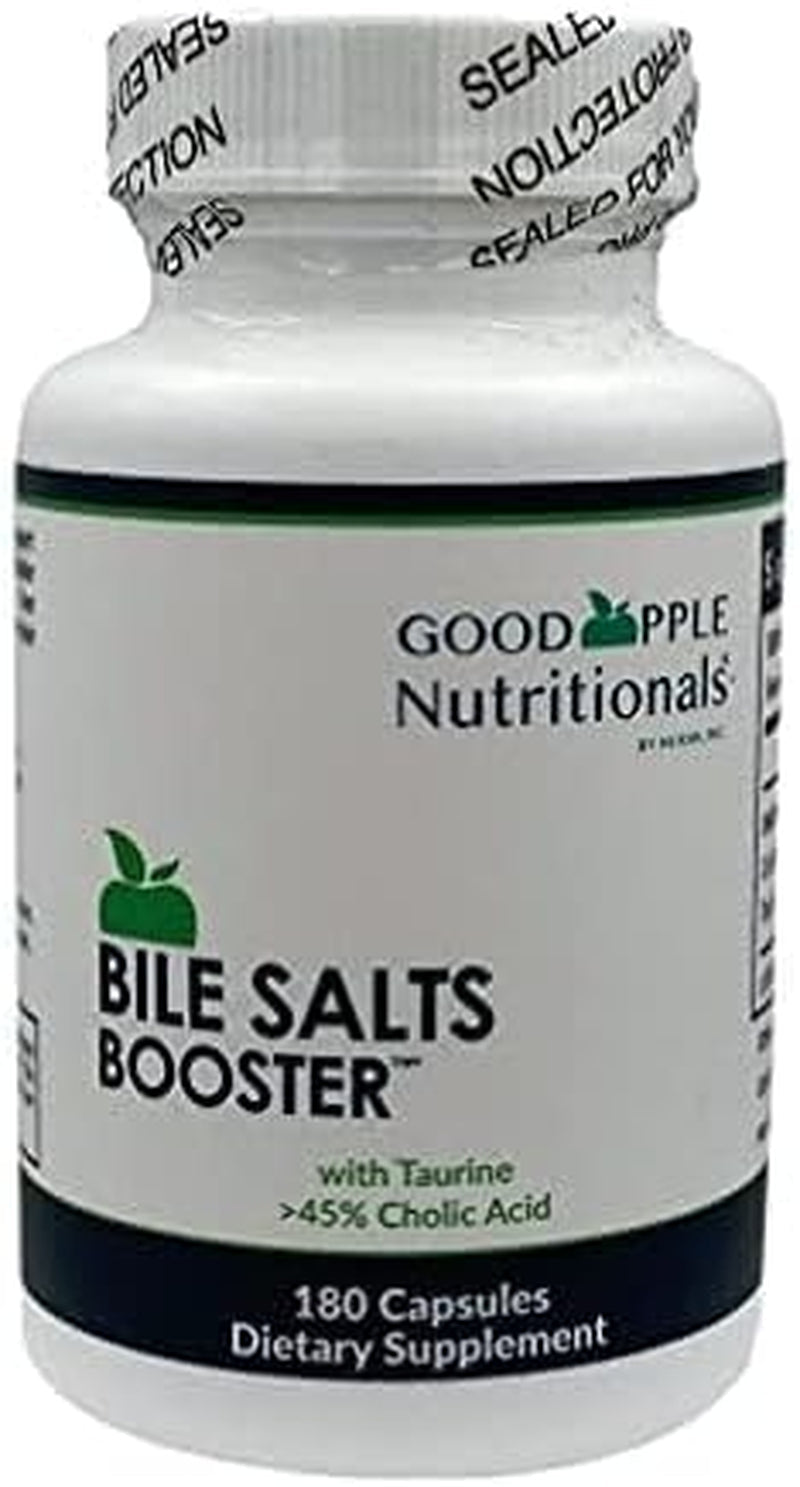 Bile Salts Booster | Supports Gallbladder/No Gallbladder | Ox Bile & Taurine Gallbladder Supplement | Gas & Bloating | Digestive Aid Especially Fats | 180 Capsules - 110 Mg