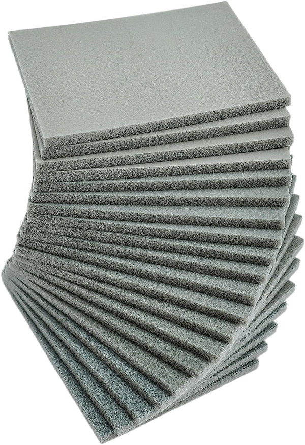 20 Pcs 3 X 4 Inch 600 Grit Sanding Sponge Set, Ultra Fine Sanding Sponges Pads, Soft Foam Hand Sander Block Wet Dry Sandpaper for Model Drywall Metal Wood Furniture Polishing (600 Grit)