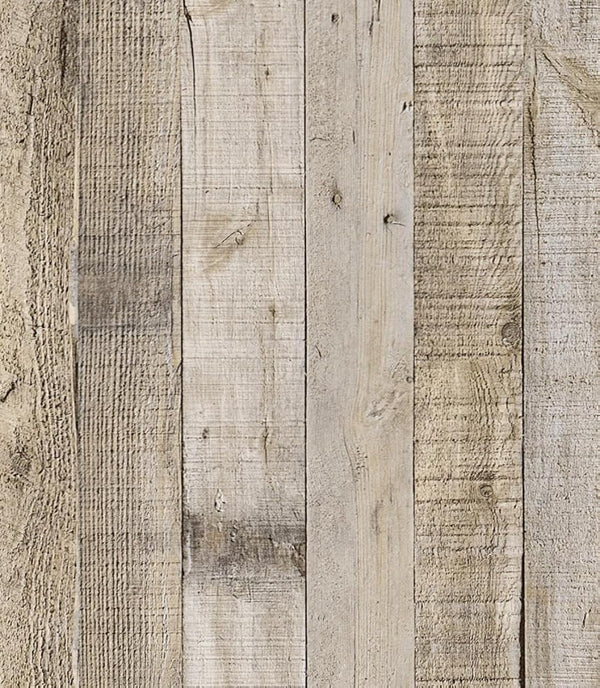 Anmon Peel and Stick Wallpaper Wood Contact Paper, Light Gray Wood Plank Wallpaper 17.7“ X 118”, Shiplap Wall Paper Peel and Stick for Cabinets, Rustic Bathroom Removable Modern Decorative