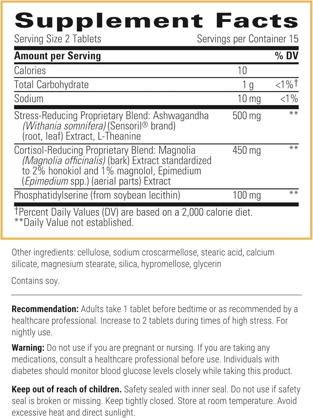 Integrative Therapeutics - Cortisol Manager - Supplement with Ashwagandha and L-Theanine - Supports Relaxation & Calm* - 30 Tablets