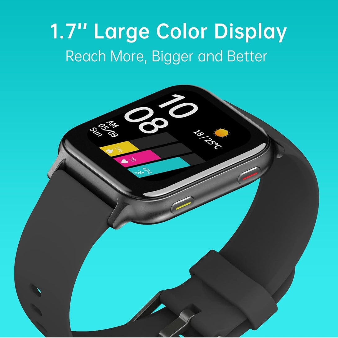 UMIDIGI Smart Watch Uwatch 5S for Men Women, Spo2 Oxygen Saturation Detection, Health and Fitness Tracker, 1.7" Touch Screen, 5ATM Waterproof, Heart Rate Monitor, Sleeping Tracking for Android Ios