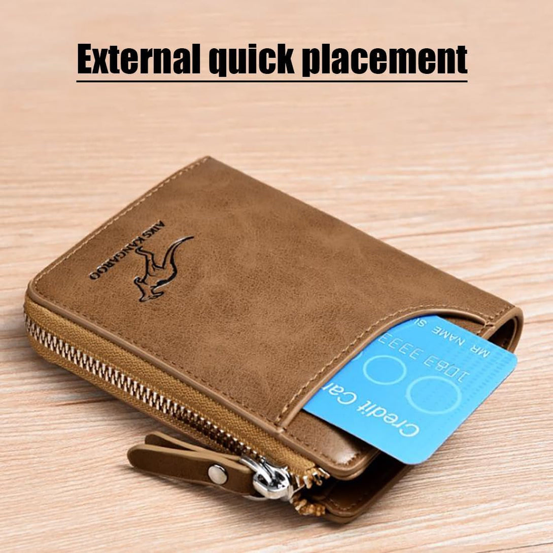 Reshline Men’S RFID Blocking Wallet (BLACK)