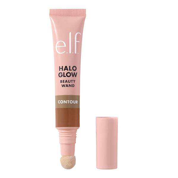 E.L.F. Halo Glow Contour Beauty Wand, Liquid Contour Wand for a Naturally Sculpted Look, Buildable Formula, Vegan & Cruelty-Free, Light/Medium