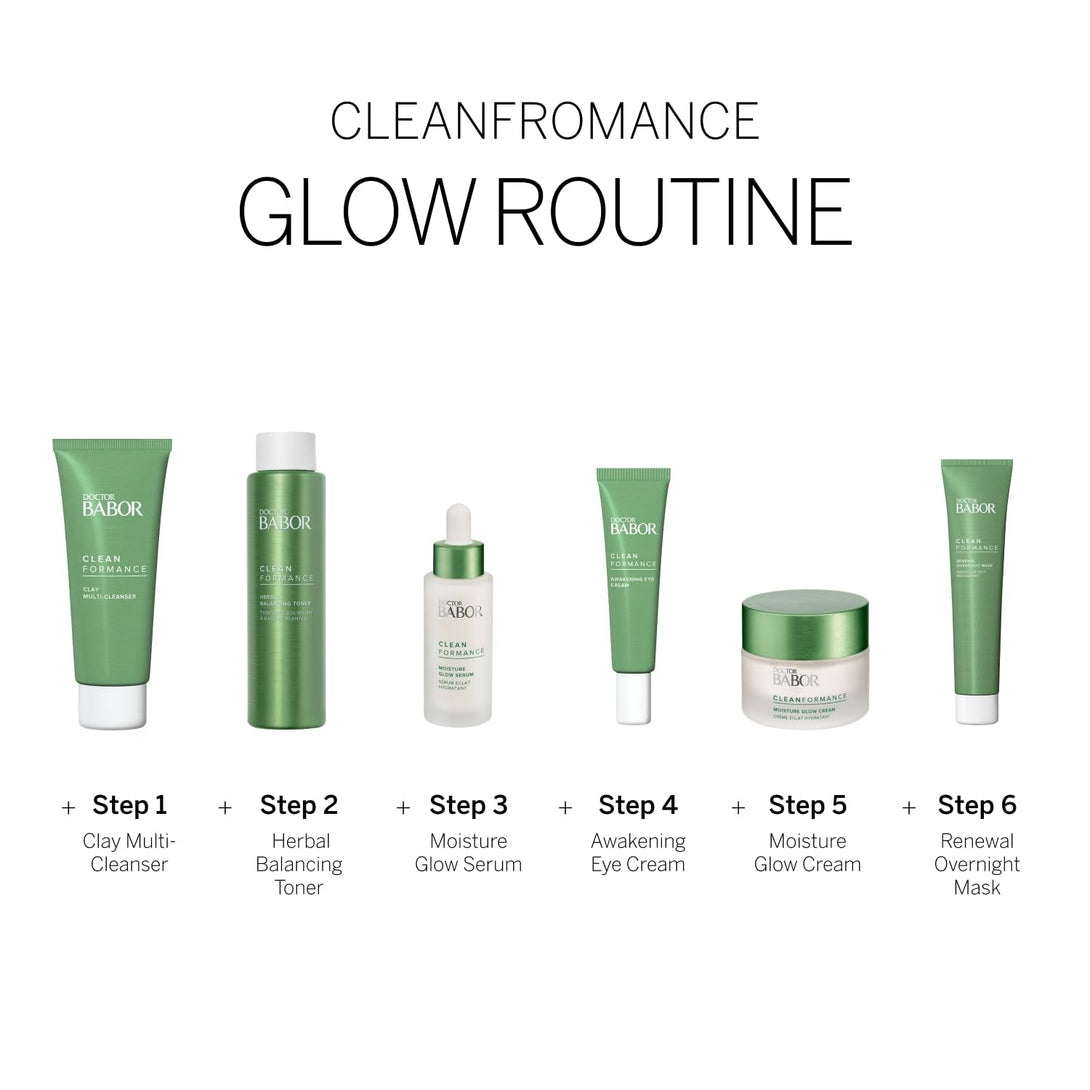 BABOR CLEANFORMANCE Clay Multi-Cleanser, Removes Makeup & Impurities While Gently Cleansing, Leave on as Mask to Balance Skin and Refine Pores, Infused with Kaolin Clay & Probiotics, 1.69 Oz