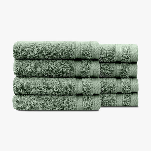 1888 Mills 625 GSM Premium 100% Cotton Washcloths – Pack of 8 Luxury Washcloth Set, Highly Absorbent & Quick-Dry – Plush, Luxurious Feel for Face, Bath, and Spa – Durable & Long-Lasting