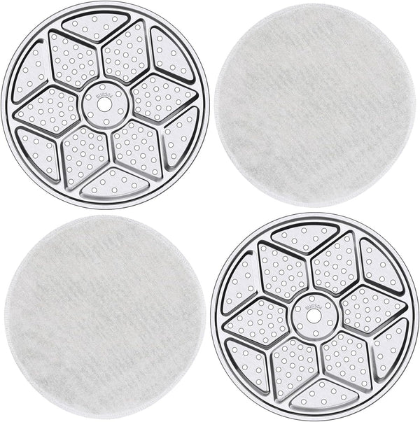 2-Pack 11" Pressure Canner Rack + Cotton Jars Mat, 304 Stainless Steel Cooking Rack, 11 Inch Canning Rack Replacement for Presto All-American and More Pressure Canner
