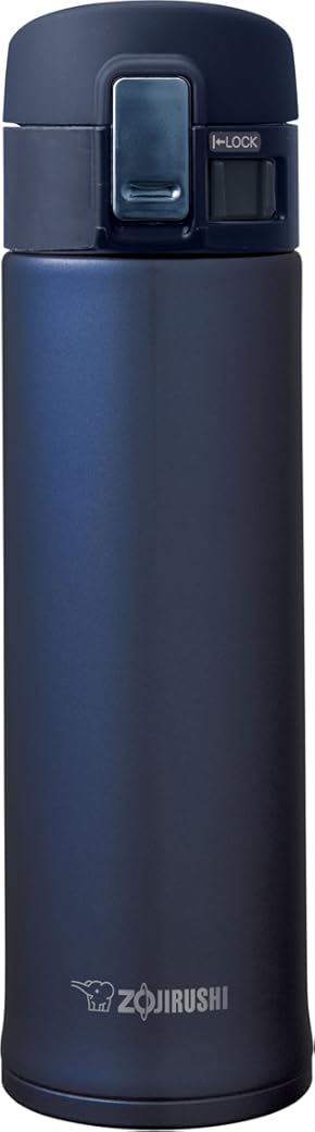 Zojirushi Stainless Steel Mug, 16Oz, Smoky Blue
