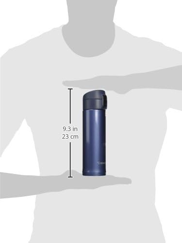 Zojirushi Stainless Steel Mug, 16Oz, Smoky Blue